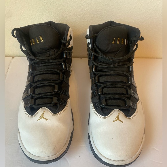 Jordan Max Aura 'White Black Gold' size 10.5 - Picture 2 of 11